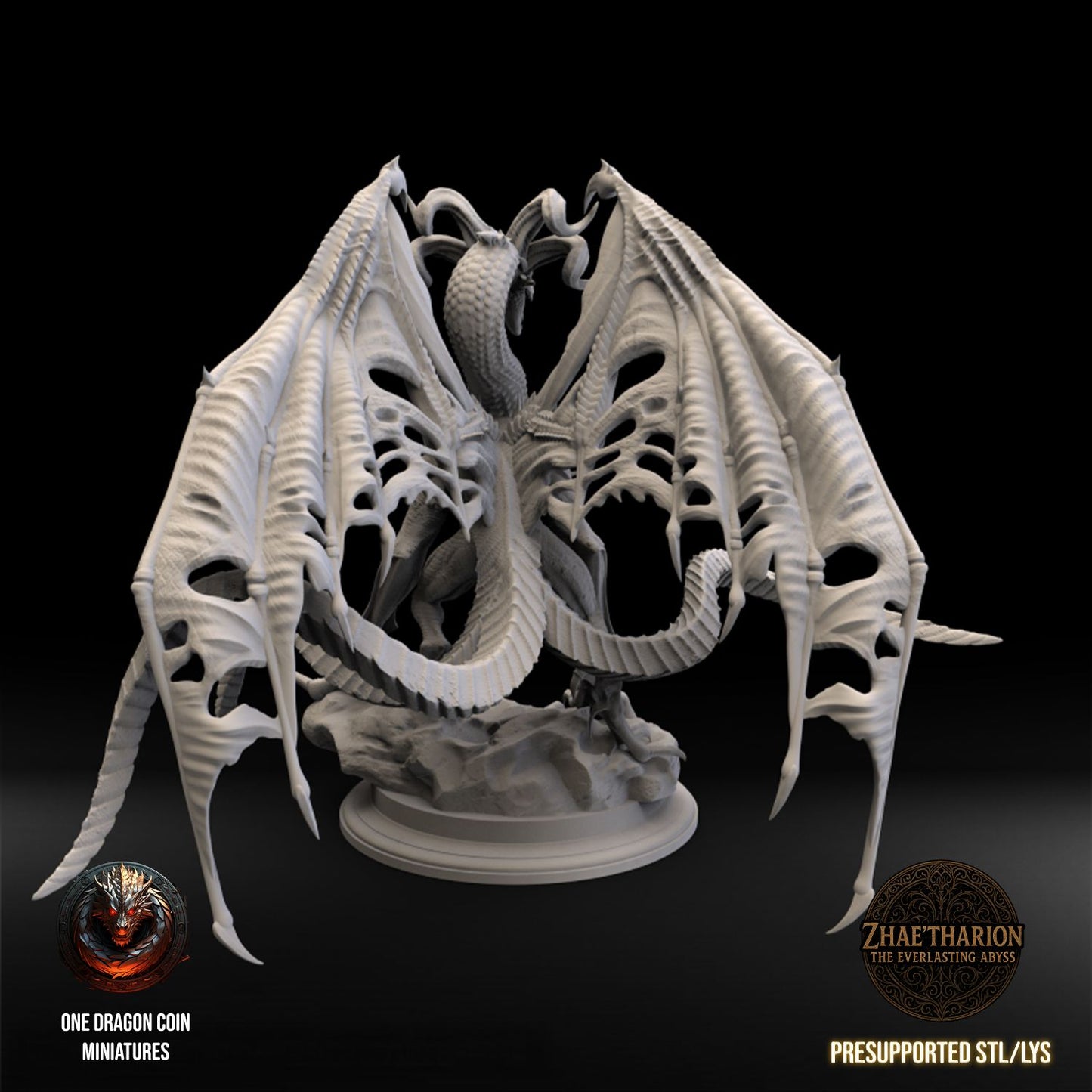 One Dragon Coin - Zhaetharion - DnD/TTRPG Figure/Miniature