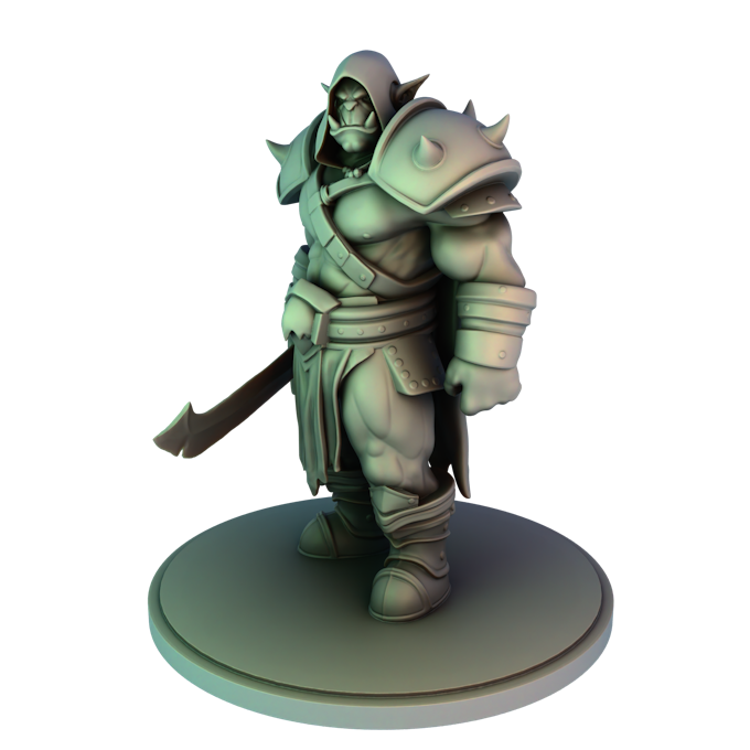 Magic STL - Orks #2 - DnD/Pathfinder/TTRPG Mini Miniature Figure