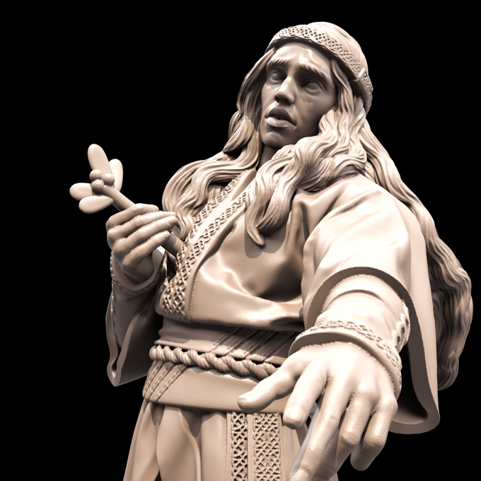 Fredrik Rosado - Valhalla - Baldr - 75mm Pin Up/Figure/Model/Diorama