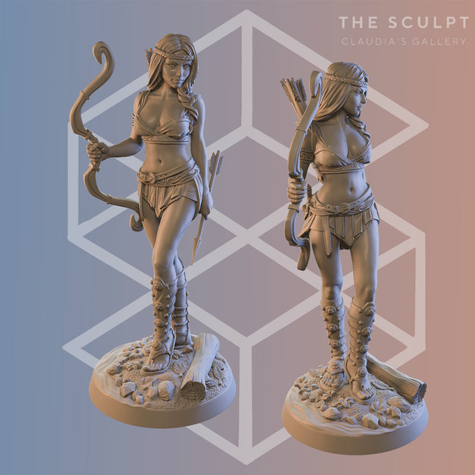Claudia Sculpts - Mount Olympus - Artemis - 75mm Pin Up/Figure/Model/Diorama