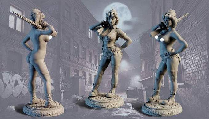 Devi Miniatures - Warriors - Nova - 75mm Pin Up/Figure/Model/Diorama