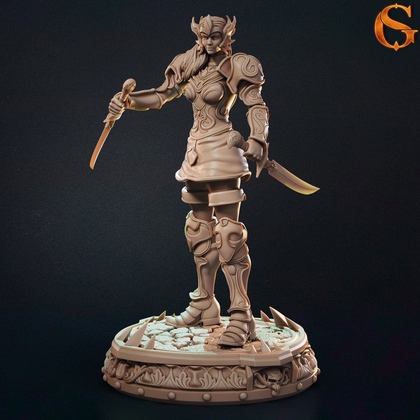 Solgoodcreations - Human Fighter - DnD/TTRPG Figure/Miniature