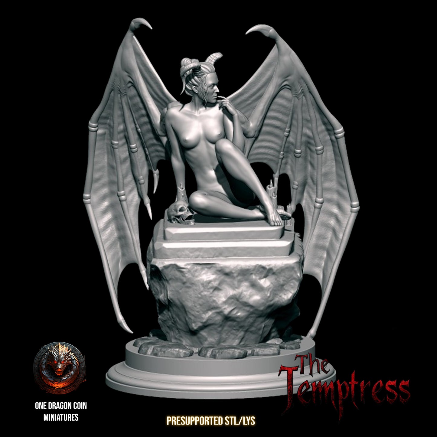 Lady Model - Zenya, the Succubus - 75mm Pin Up/Figure/Model/Diorama