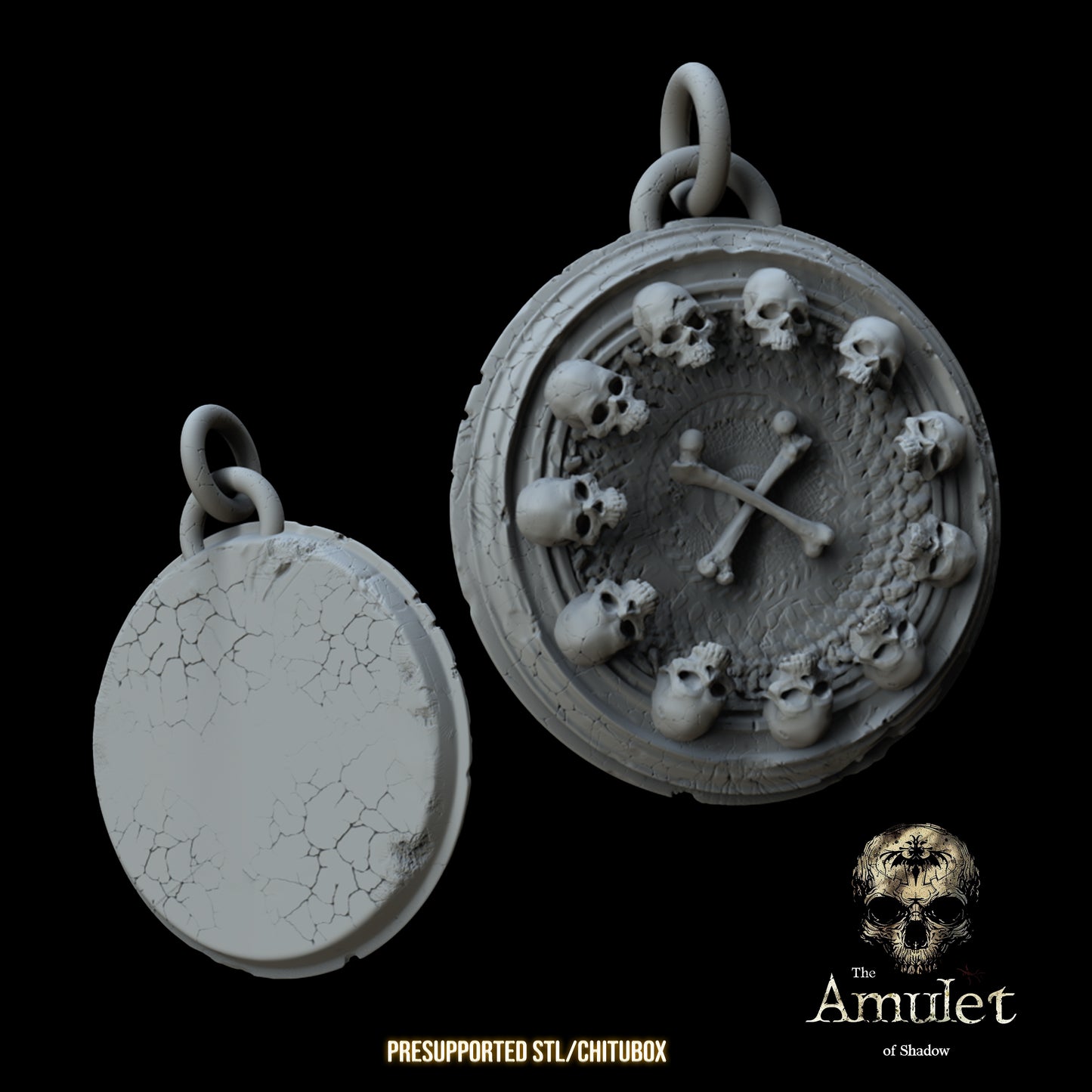 One Dragon Coin - Props - Necklace of Shadow - DnD/TTRPG Figure/Miniature