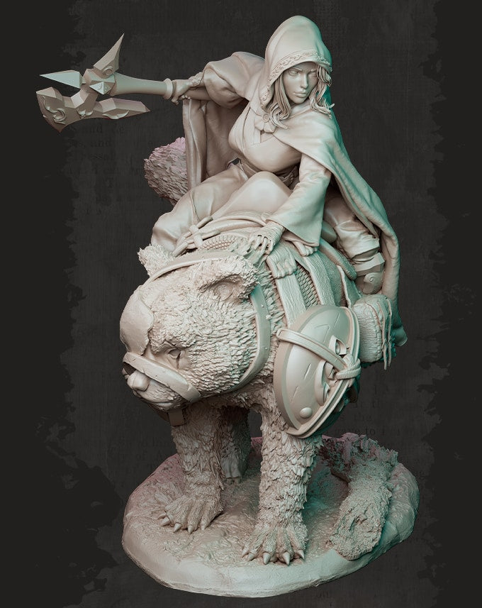 Nocturna - Legend of the Red Panda - 40/80mm Pin Up/Figure/Model/Diorama