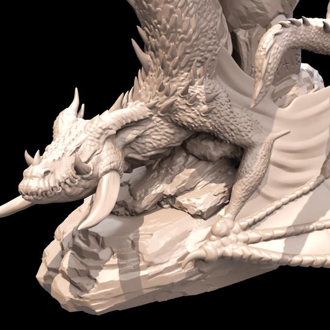 Fredrik Rosado - Valhalla - Fafnir - 75mm Pin Up/Figure/Model/Diorama