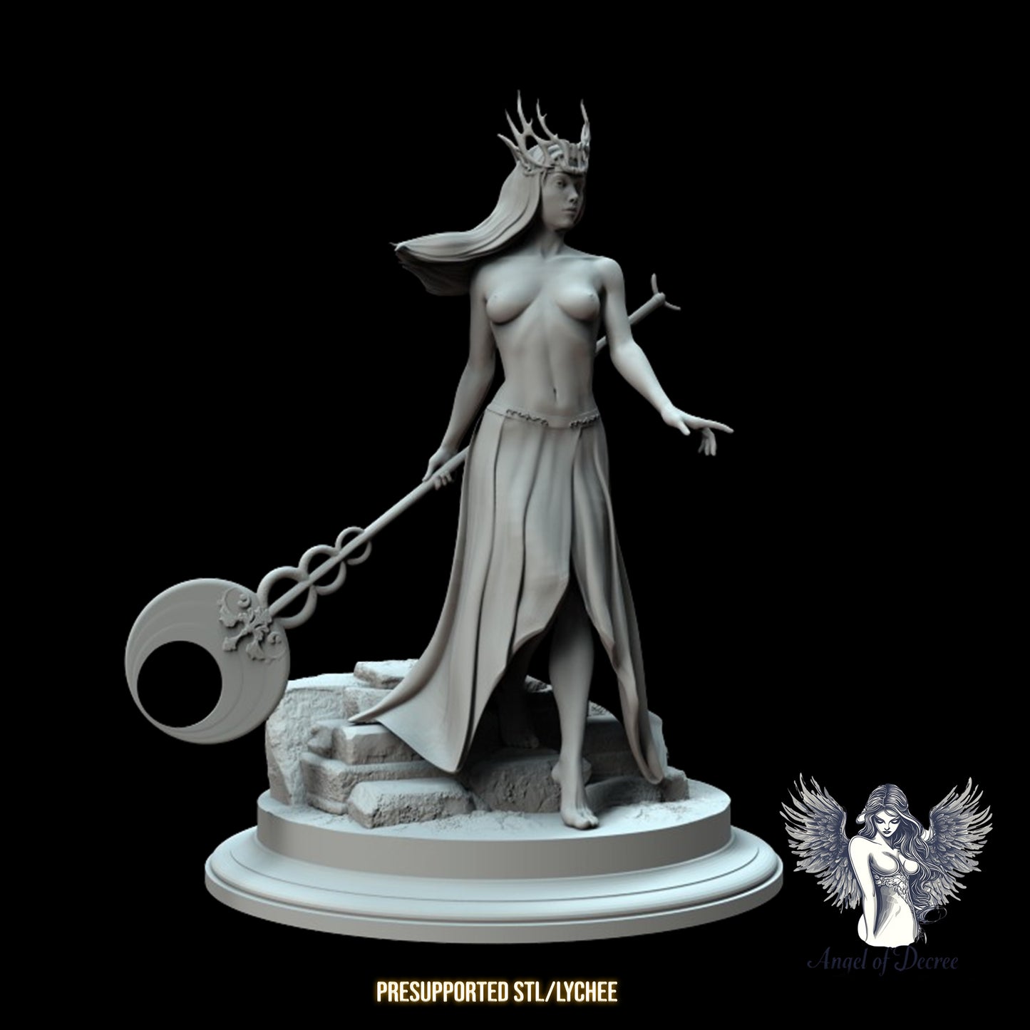 Lady Model - Ameria, Angel of Decree - 75mm Pin Up/Figure/Model/Diorama