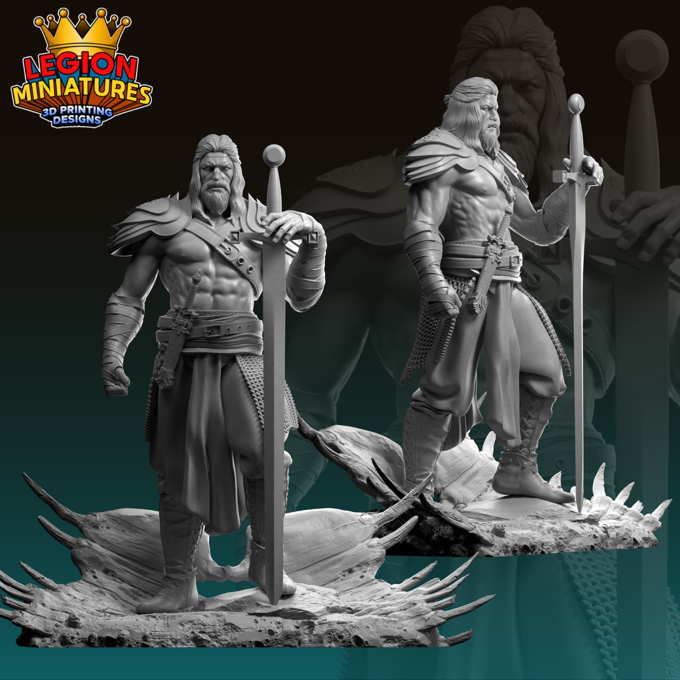 Lucia Sanchez - Mithral Vale - Aldric - 75mm Pin Up/Figure/Model/Diorama