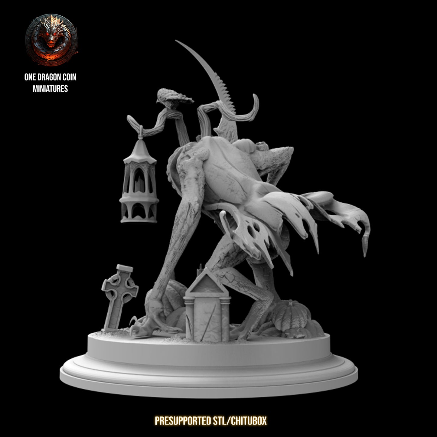 One Dragon Coin - Lord of the Pumpkins - DnD/TTRPG Figure/Miniature