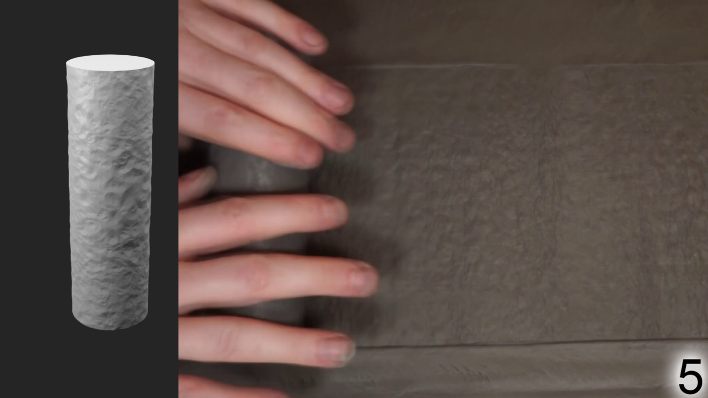 Jorrit - Texture Rollers #01 - Clay Roller for Scenery/TTRPG/Pottery Embossing