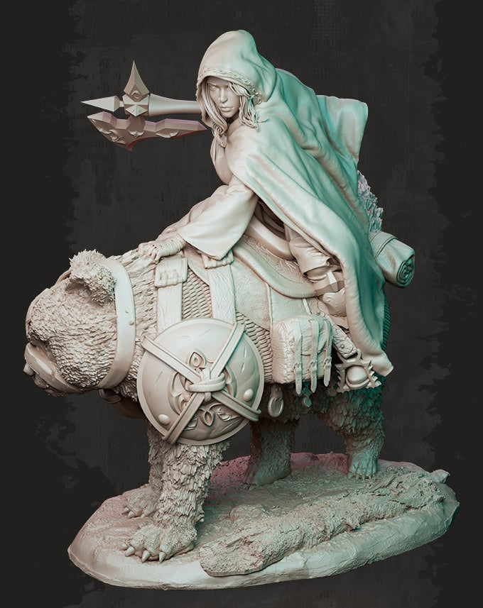 Nocturna - Legend of the Red Panda - 40/80mm Pin Up/Figure/Model/Diorama