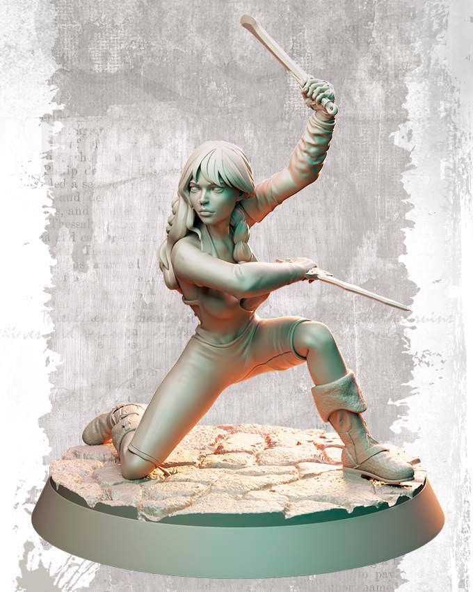 Nocturna - Leera, Assassin - 32/75mm Pin Up/Figure/Model/Diorama
