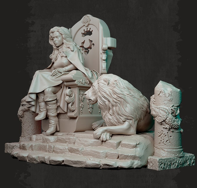 Nocturna - Lion Kingdom - 40/80mm Pin Up/Figure/Model/Diorama
