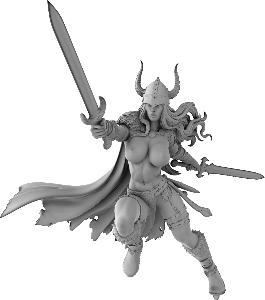 Level 50 Miniatures - Dark Charm III - Barbarian - 75/120mm Pin Up/Figure/Model/Diorama