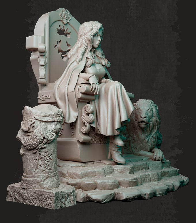 Nocturna - Lion Kingdom - 40/80mm Pin Up/Figure/Model/Diorama