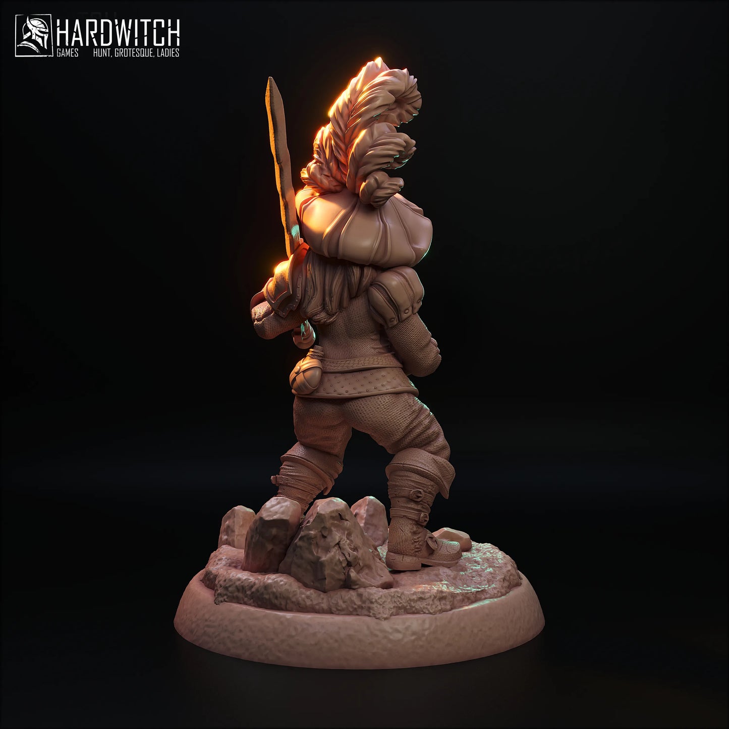 HardWitch Games - Blazing Blades - Soratine - DnD/TTRPG Figure/Miniature