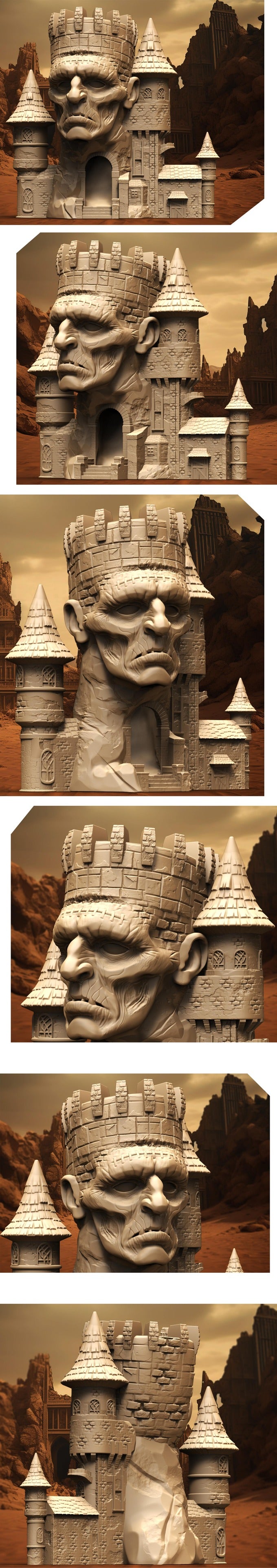 Slope3D - Frankenstein (Castle) Dice Tower - DnD/TTRPG/Roleplaying/Wargames