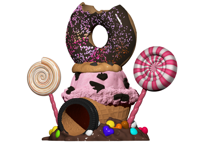 Slope3D - Sweetland Dice Tower - DnD/TTRPG/Roleplaying/Wargames