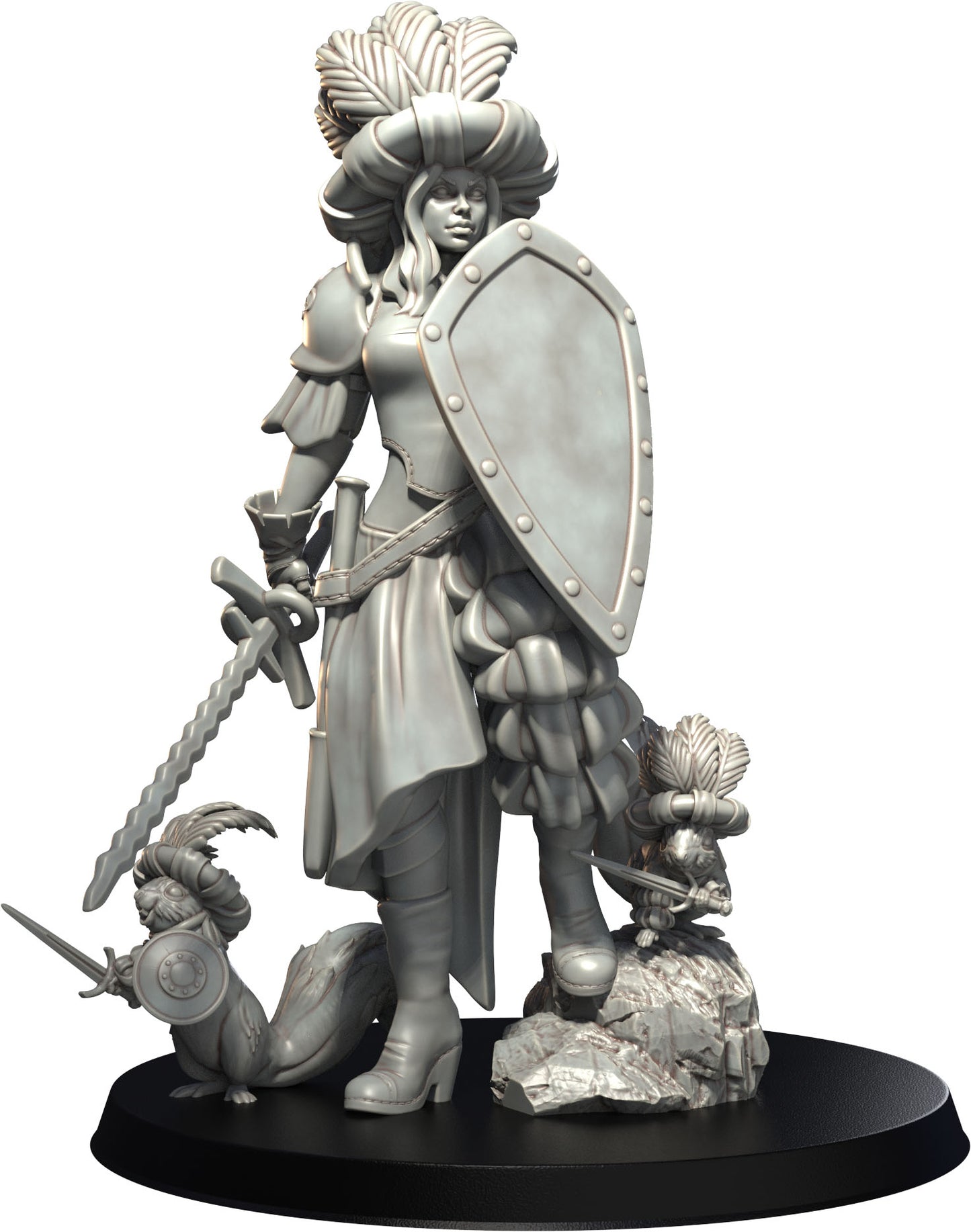 3D IPStudios - Female Warriors #1 - Aria - Pin Up/Figure/Model/Diorama - Helios3DPrinting