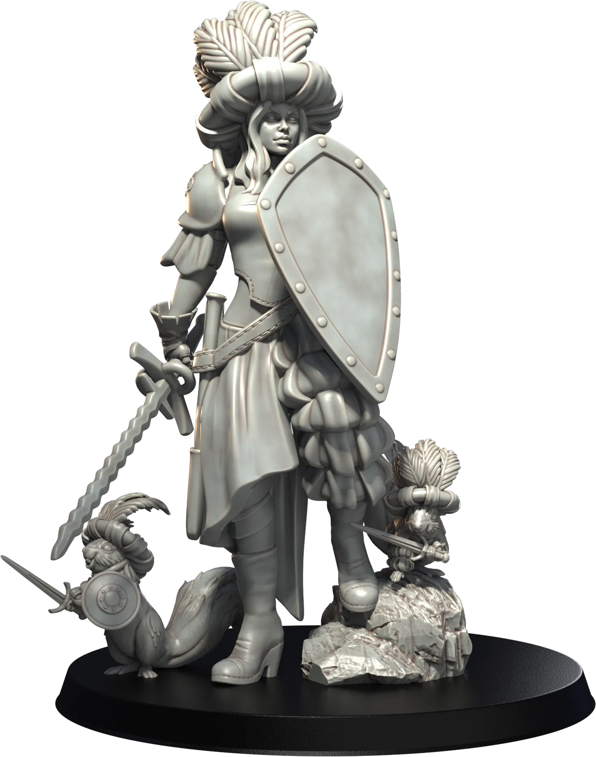 3D IPStudios - Female Warriors #1 - Aria - 75mm Pin Up/Figure/Model/Diorama