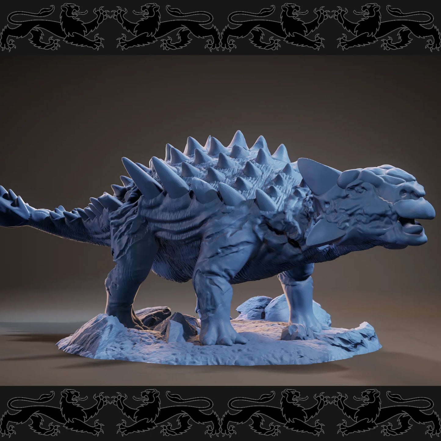 Brayan Nafarrate - Bestiary #3 - Ankylosaurus - DnD/TTRPG Figure/Miniature