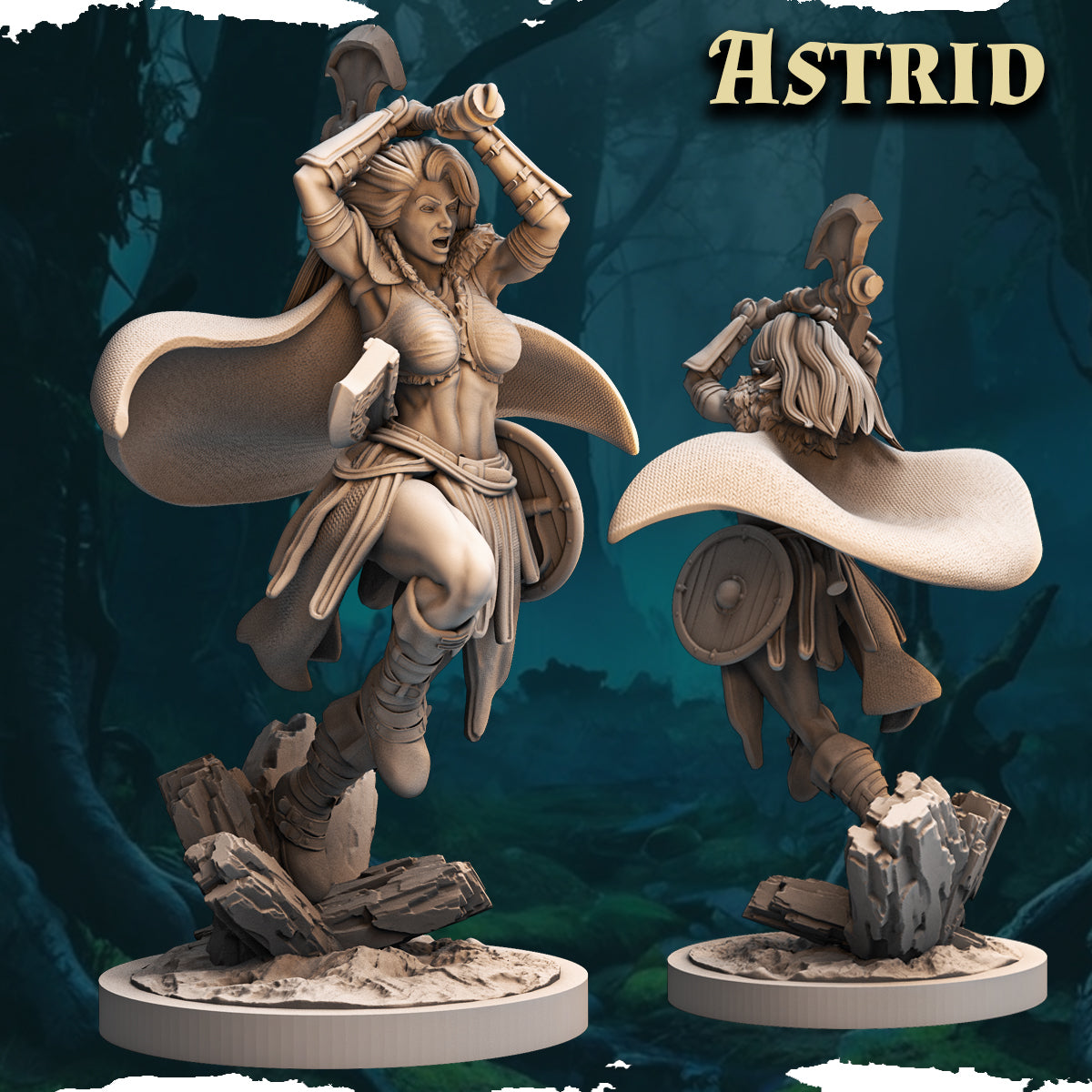 Ravi - Fantasy Girls #3 - Astrid, Viking Warrior - 75/180mm Pin Up/Figure/Model/Diorama