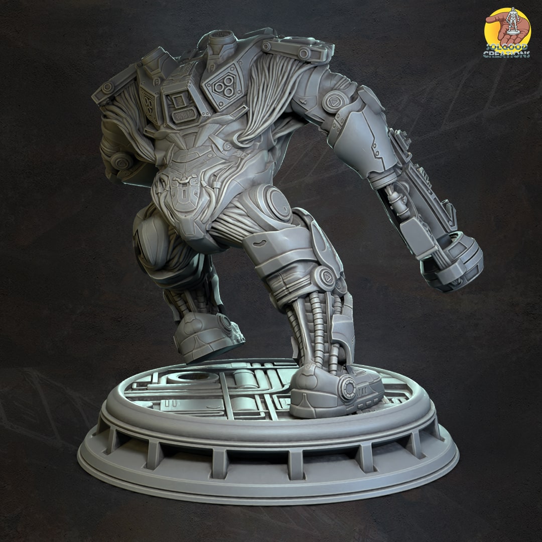 Solgoodcreations - Space Outpost - Auto Guard #1 - DnD/TTRPG Figure/Miniature