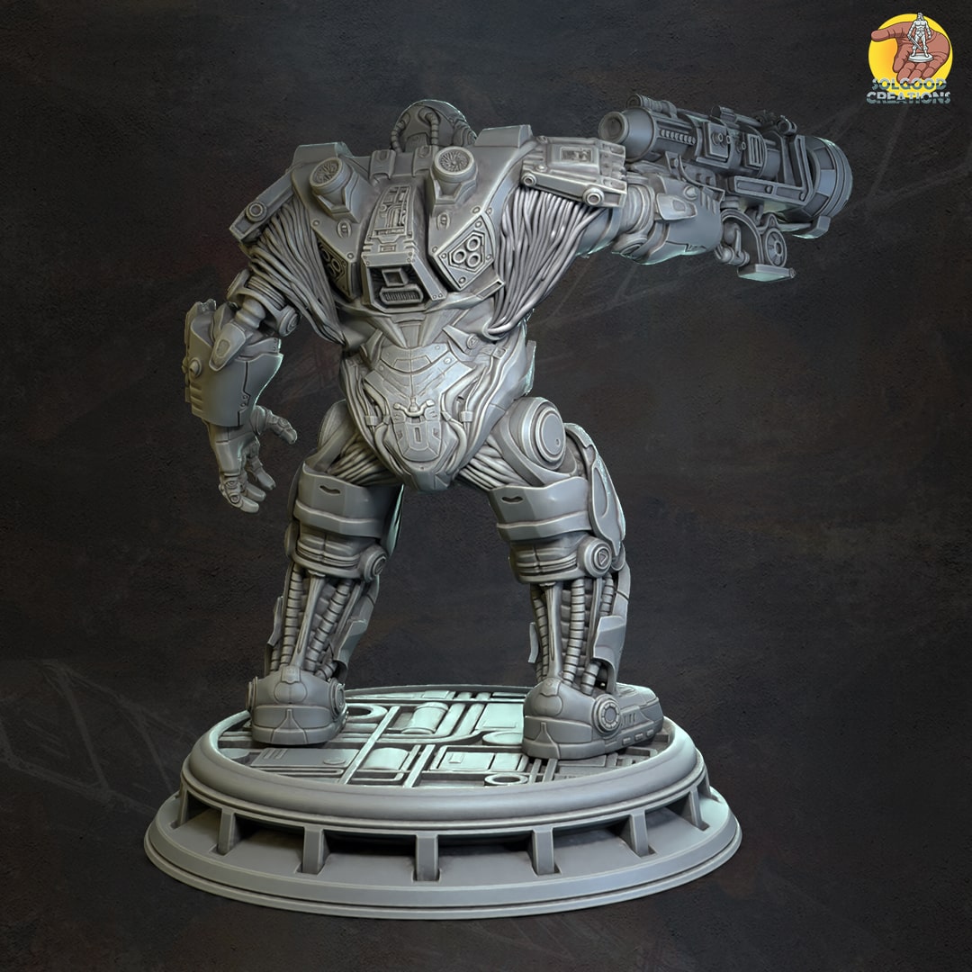 Solgoodcreations - Space Outpost - Auto Guard #2 - DnD/TTRPG Figure/Miniature