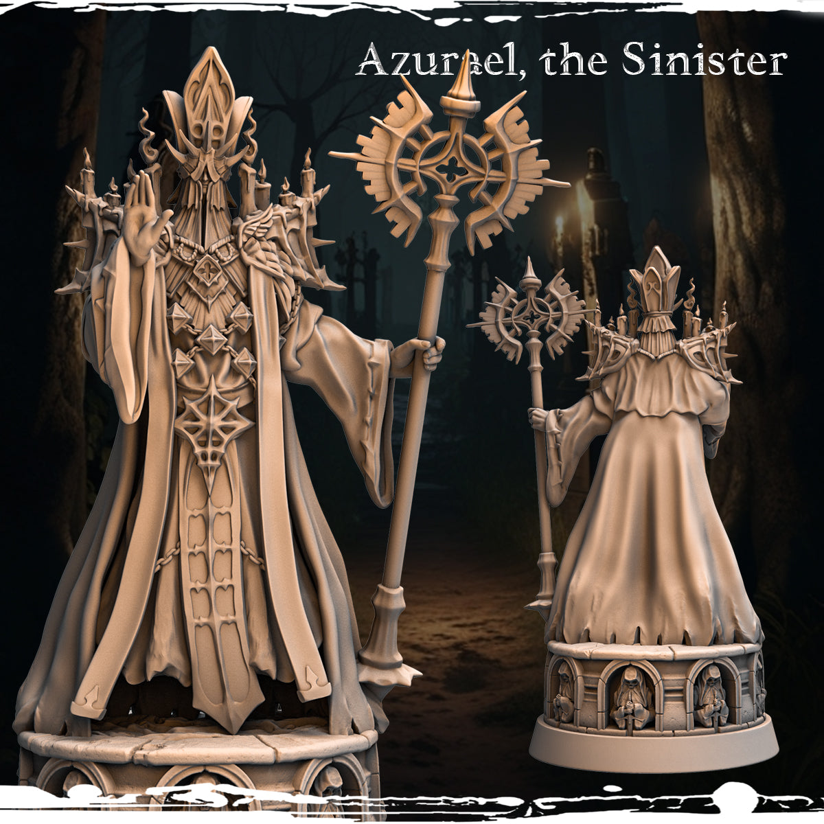 Monolith Arts - Marked by Darkness - Azurael - 75mm Pin Up/Figure/Model/Diorama