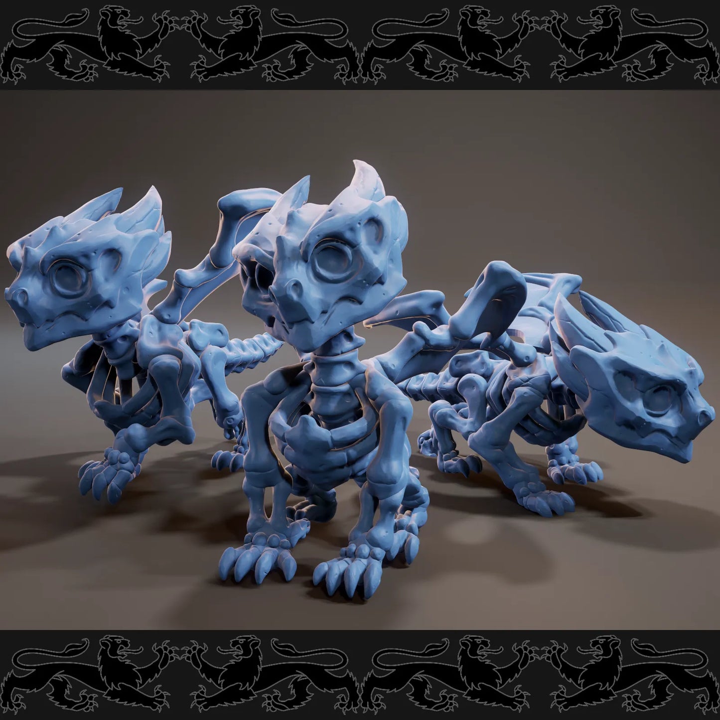 Brayan Nafarrate - Bestiary #3 - Baby Dracolich - DnD/TTRPG Figure/Miniature