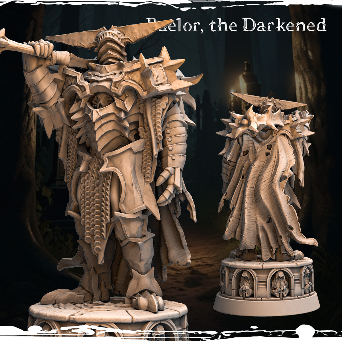 Monolith Arts - Marked by Darkness - Baelor - 75mm Pin Up/Figure/Model/Diorama