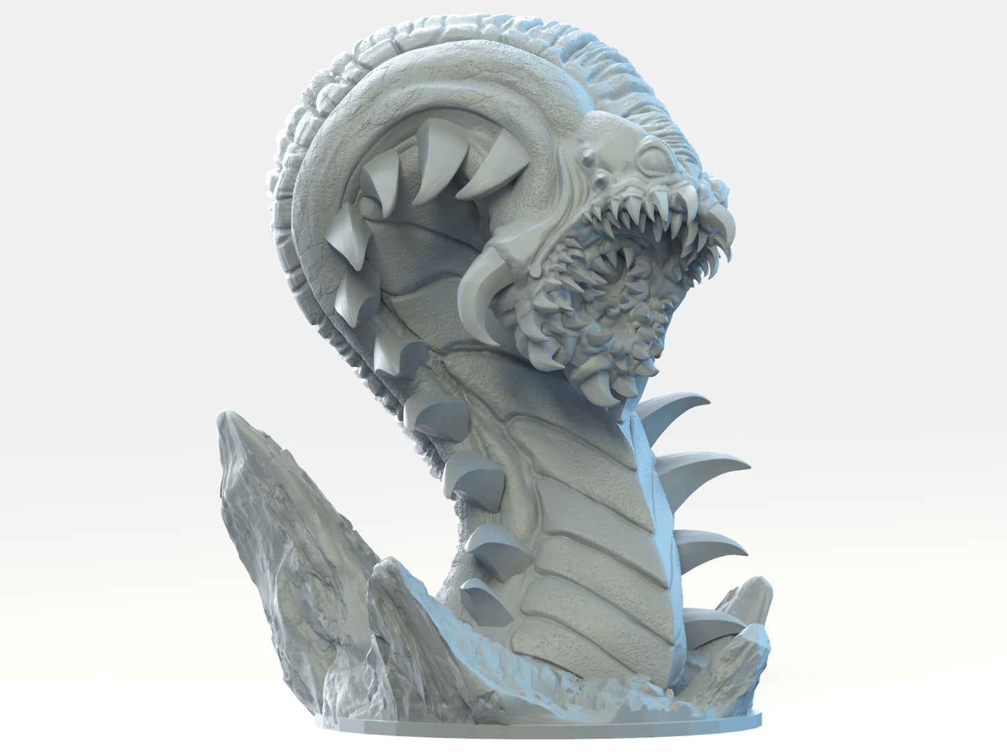 Brayan Nafarrate - Bestiary #2 - Purple Worm - DnD/TTRPG Figure/Miniature
