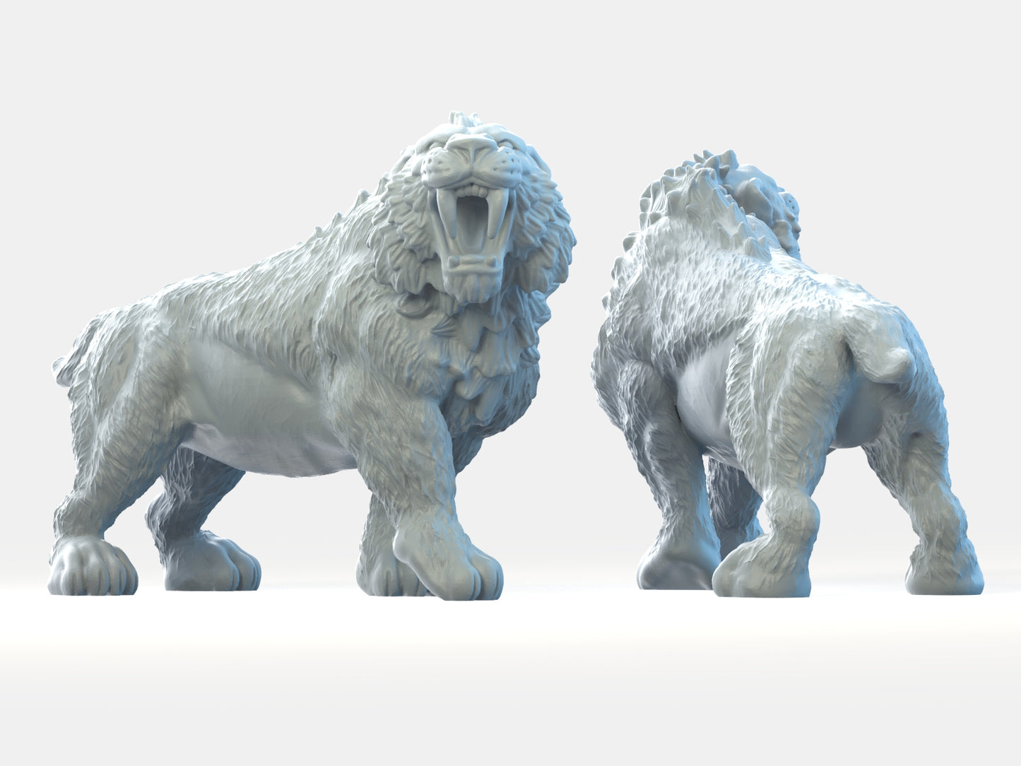 Brayan Nafarrate - Bestiary #2 - Sabertooth #1 - DnD/TTRPG Figure/Miniature