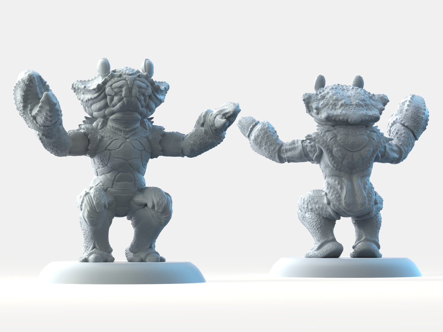 Brayan Nafarrate - Bestiary #2 - Crab Folk - DnD/TTRPG Figure/Miniature