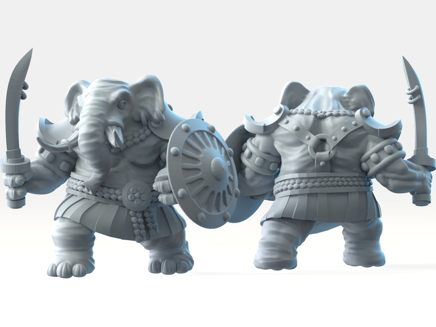 Brayan Nafarrate - Bestiary #2 - Loxodon #1 - DnD/TTRPG Figure/Miniature