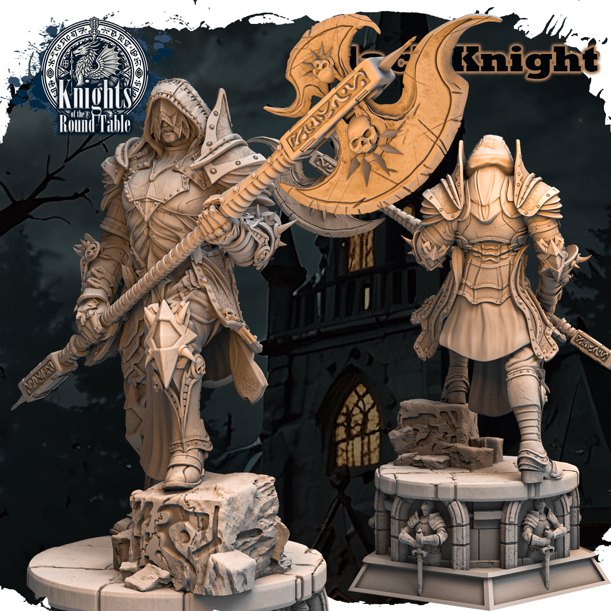 Haito - Round Table #2 - Black Knight #1 - 150mm Pin Up/Figure/Model/Diorama