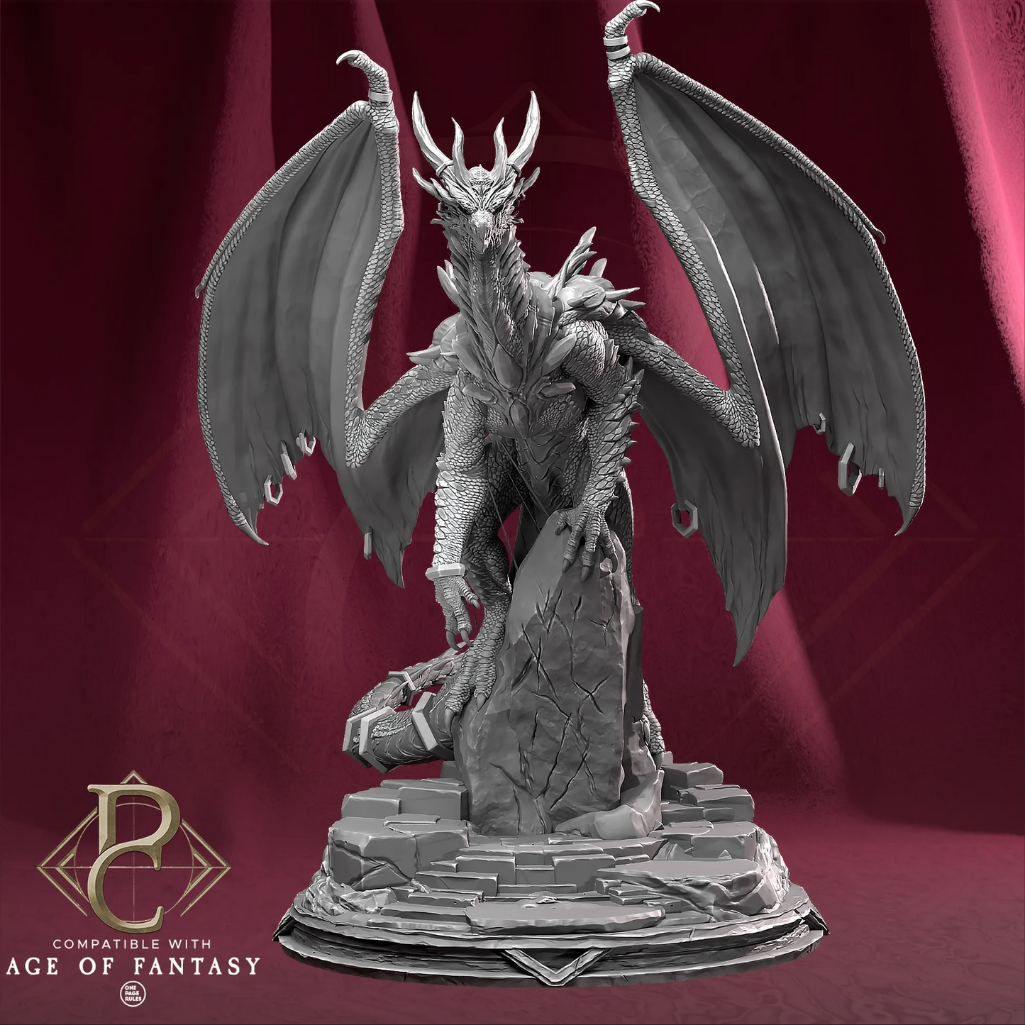 Parasite Collectibles - Dragon Souls #1 - Ancient Dragon - DnD/TTRPG Figure/Miniature
