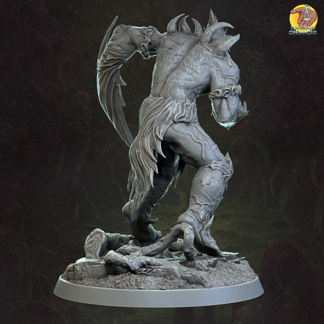 Solgoodcreations - Rise of the Dracothilid - Thrall #2 - DnD/TTRPG Figure/Miniature