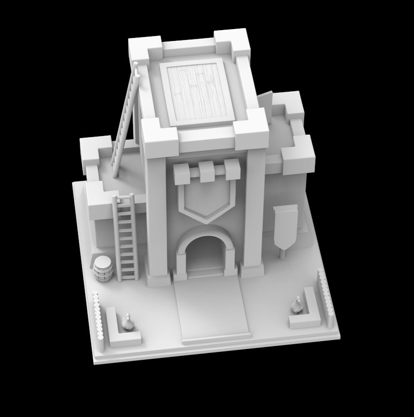 Possibly Cool Dice Tower - Castle - DnD/TTRPG/Roleplaying/Wargames