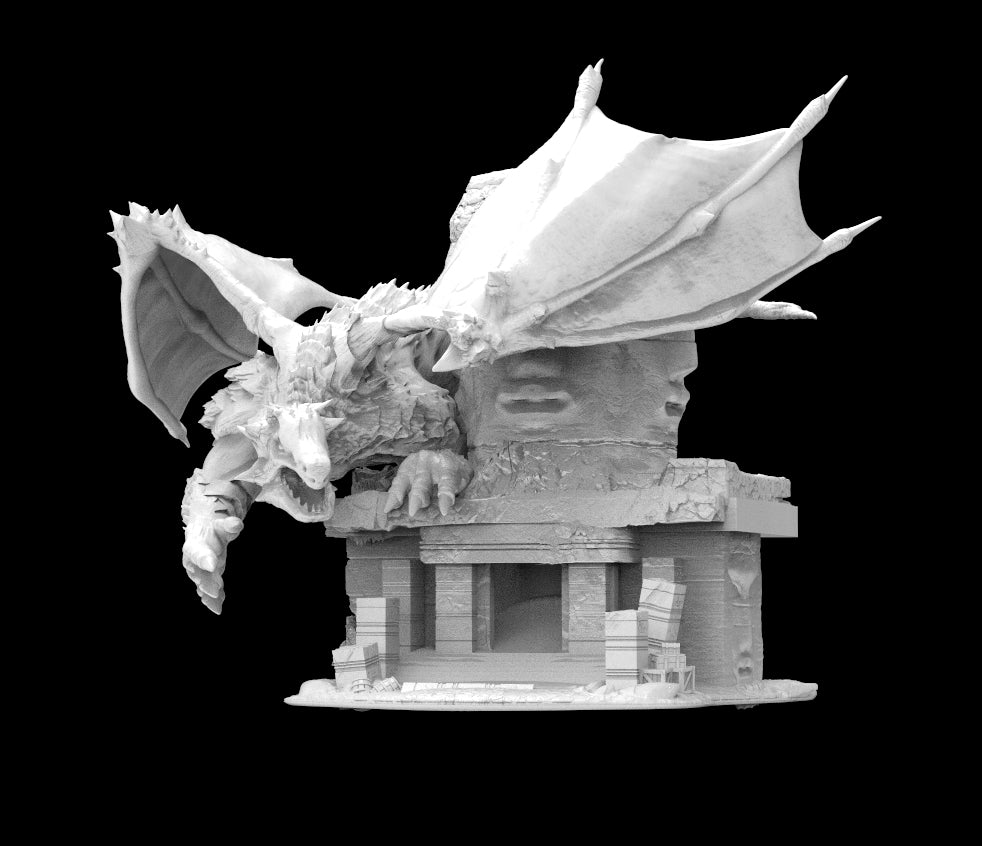 Possibly Cool Dice Tower - Dragon Ruins - DnD/TTRPG/Roleplaying/Wargames
