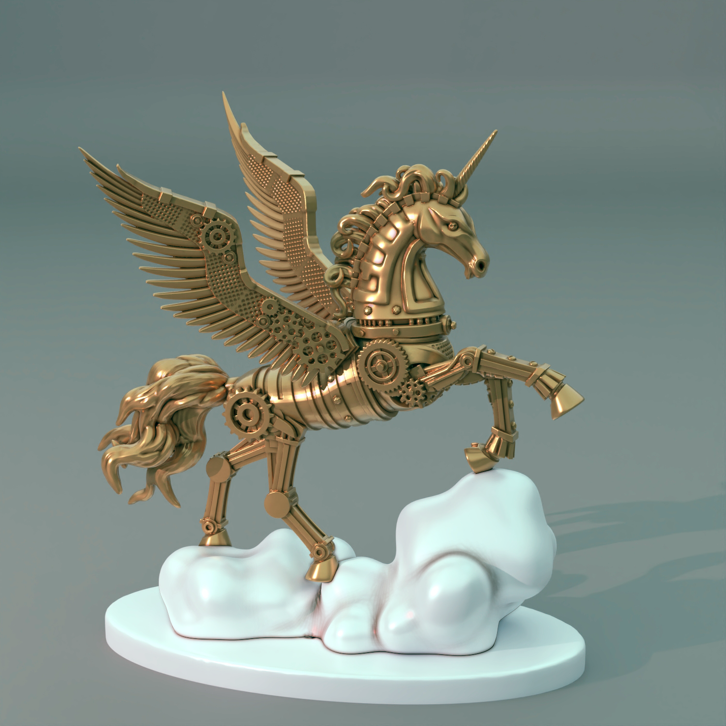 Medusa Miniatures - Clockwork Pegasus - DnD/TTRPG/Roleplaying/Wargames