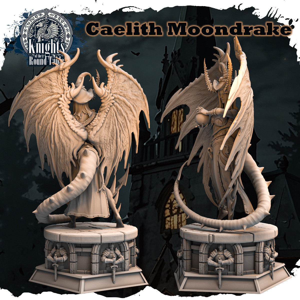 Haito - Round Table #2 - Caelith Moondrake - 150mm Pin Up/Figure/Model/Diorama