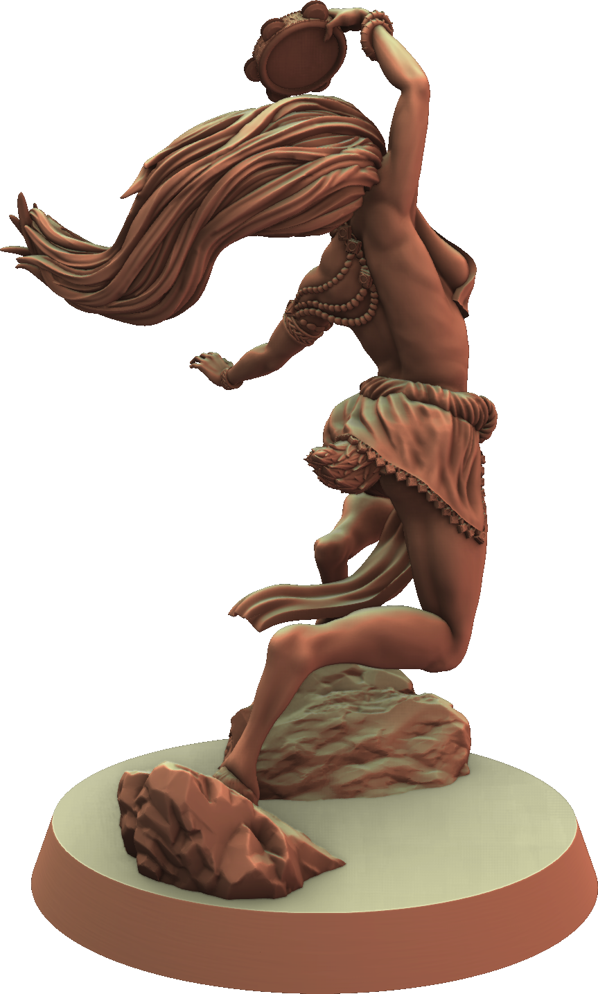 Gilded Lion - Faun #2 - DnD/TTRPG Figure/Miniature