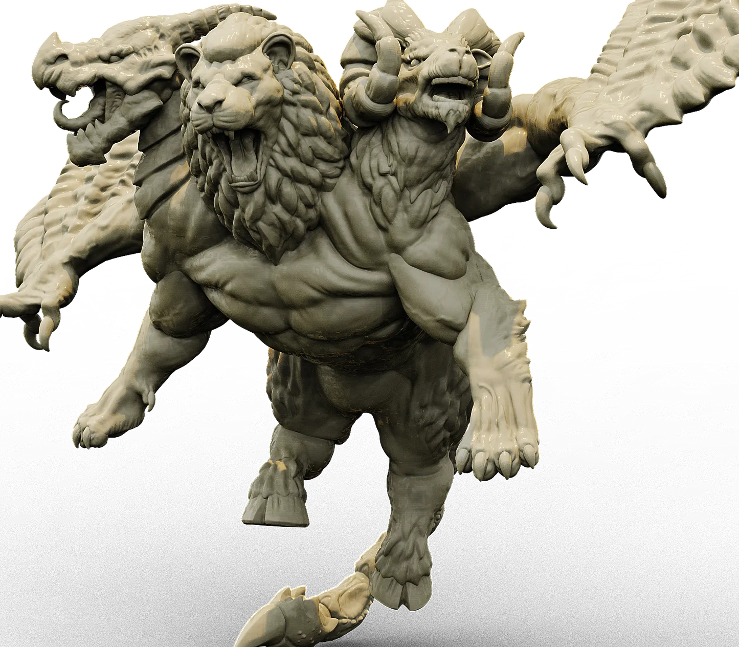 Brayan Nafarrate - Bestiary #4 - Chimera #1 - DnD/TTRPG Figure/Miniature
