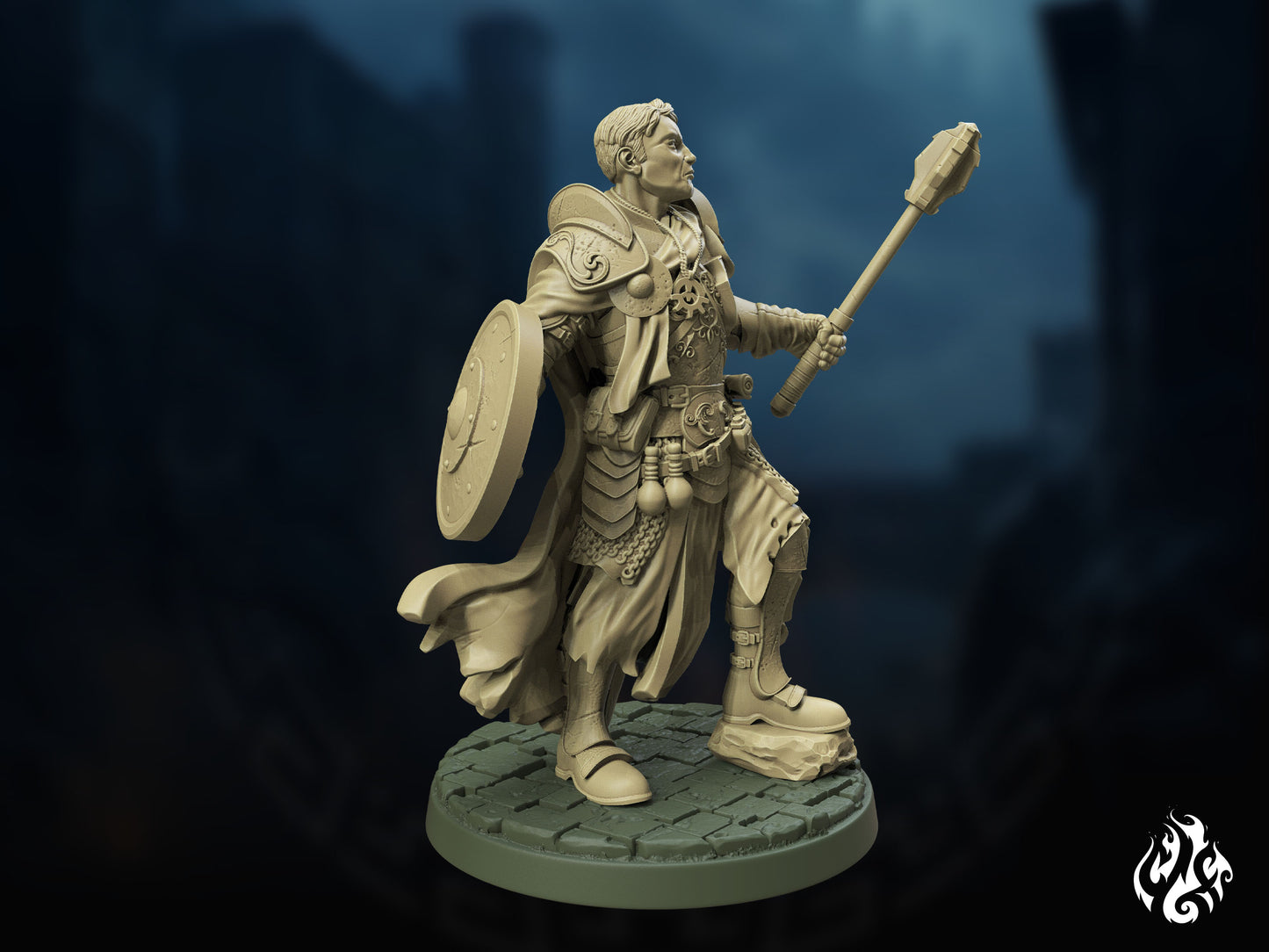 Crippled God Foundry - Human Cleric - DnD/TTRPG Figure/Miniature
