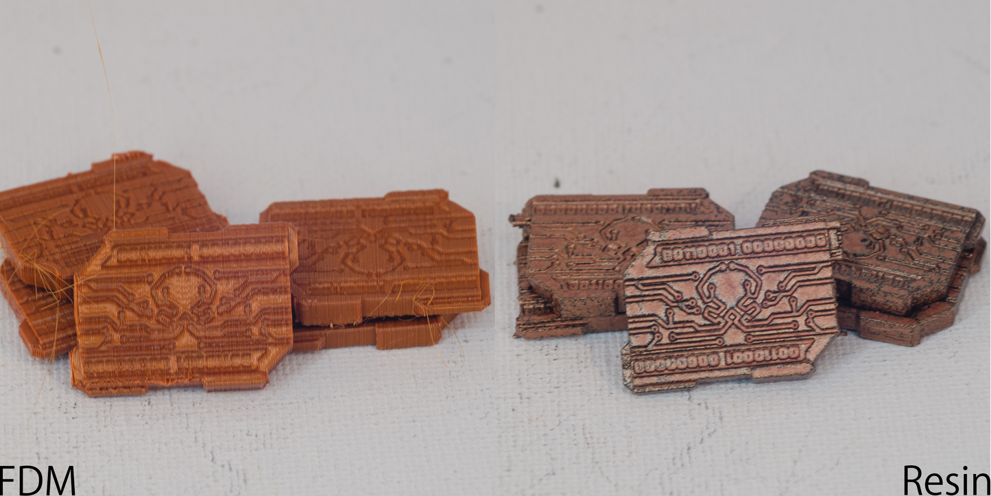 Unchained Games - Four Elements Coins x5 - DnD/TTRPG/Roleplaying/Wargames