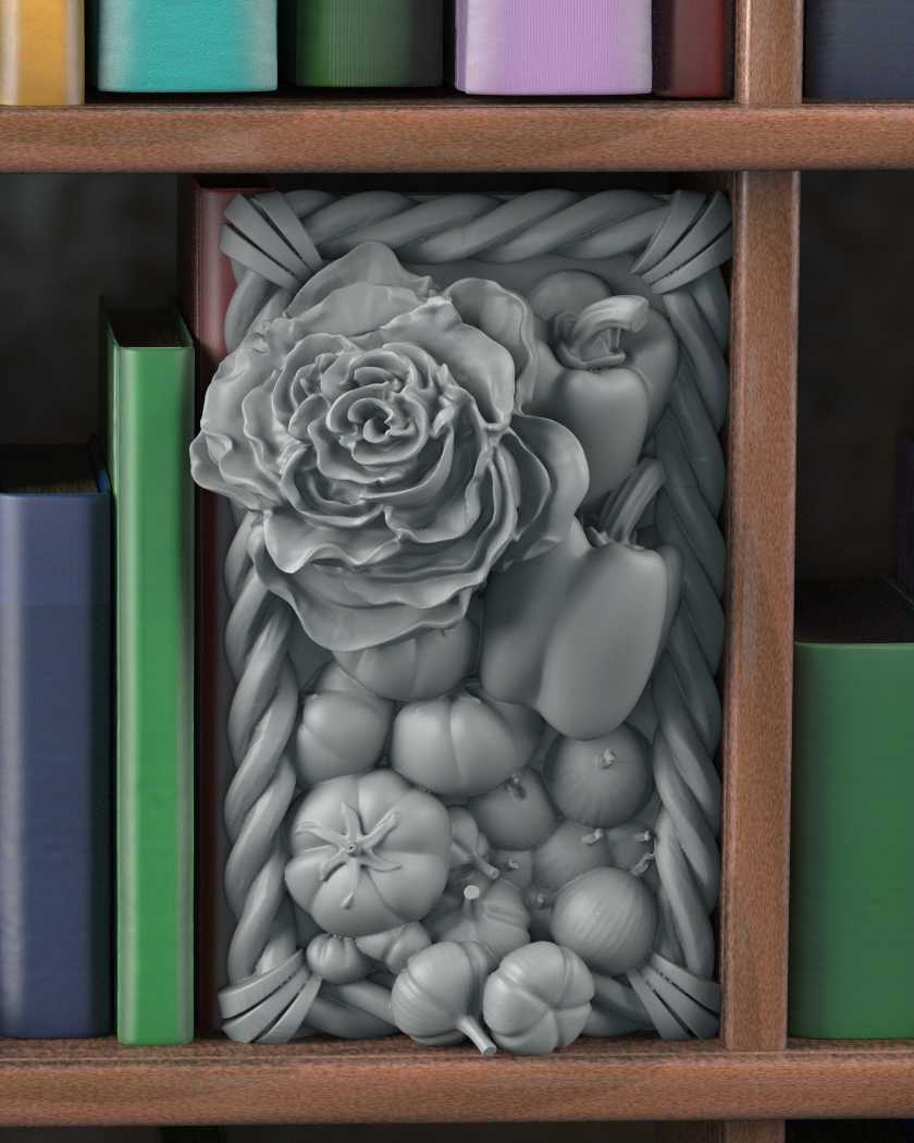 Crosslances - Book Nook/Shelf Insert - Cookbook #2