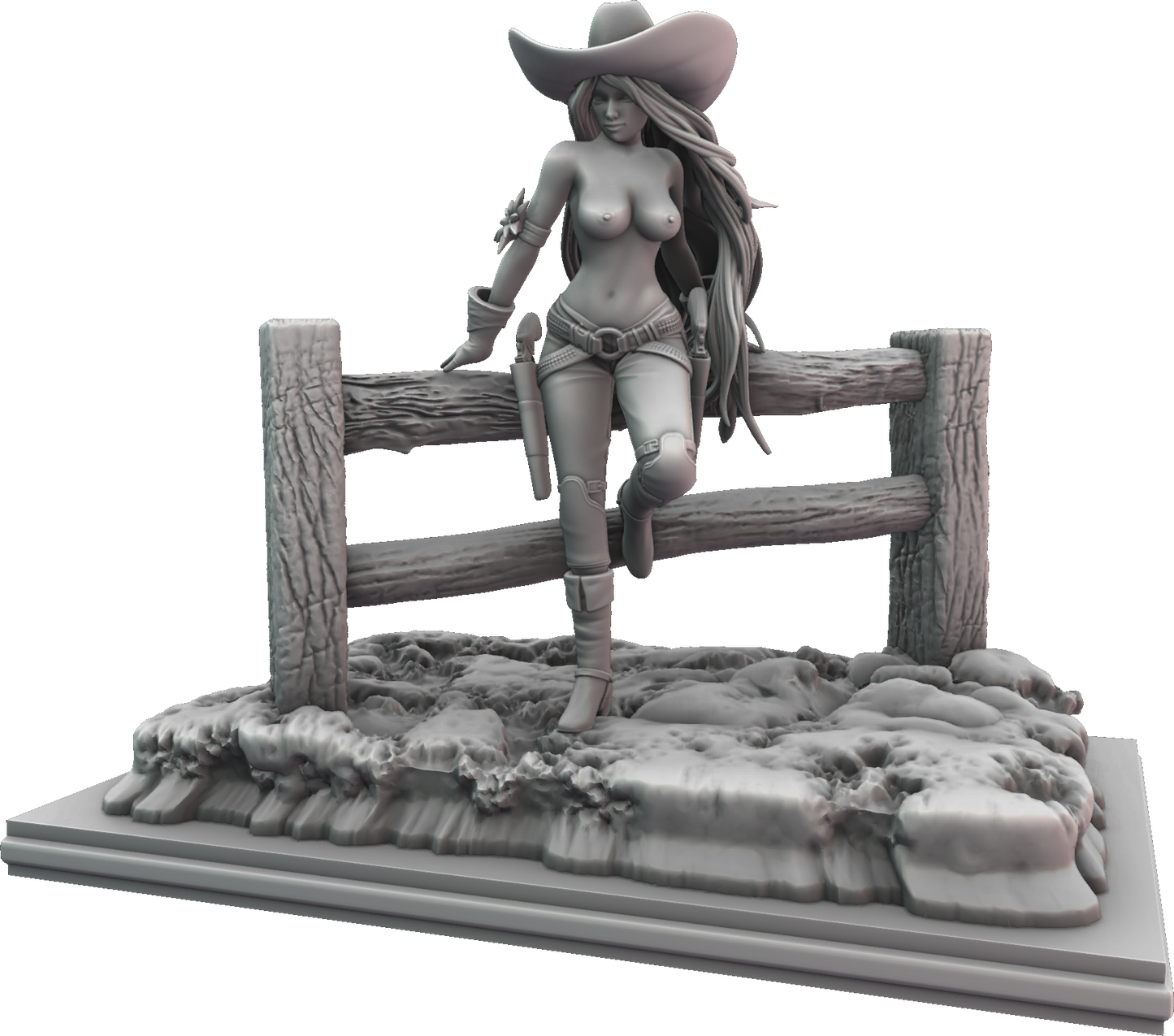 Tatiana Klein - Curvaceous Resin #1 - Cowgirl - 75/200mm Pin Up/Figure/Model/Diorama