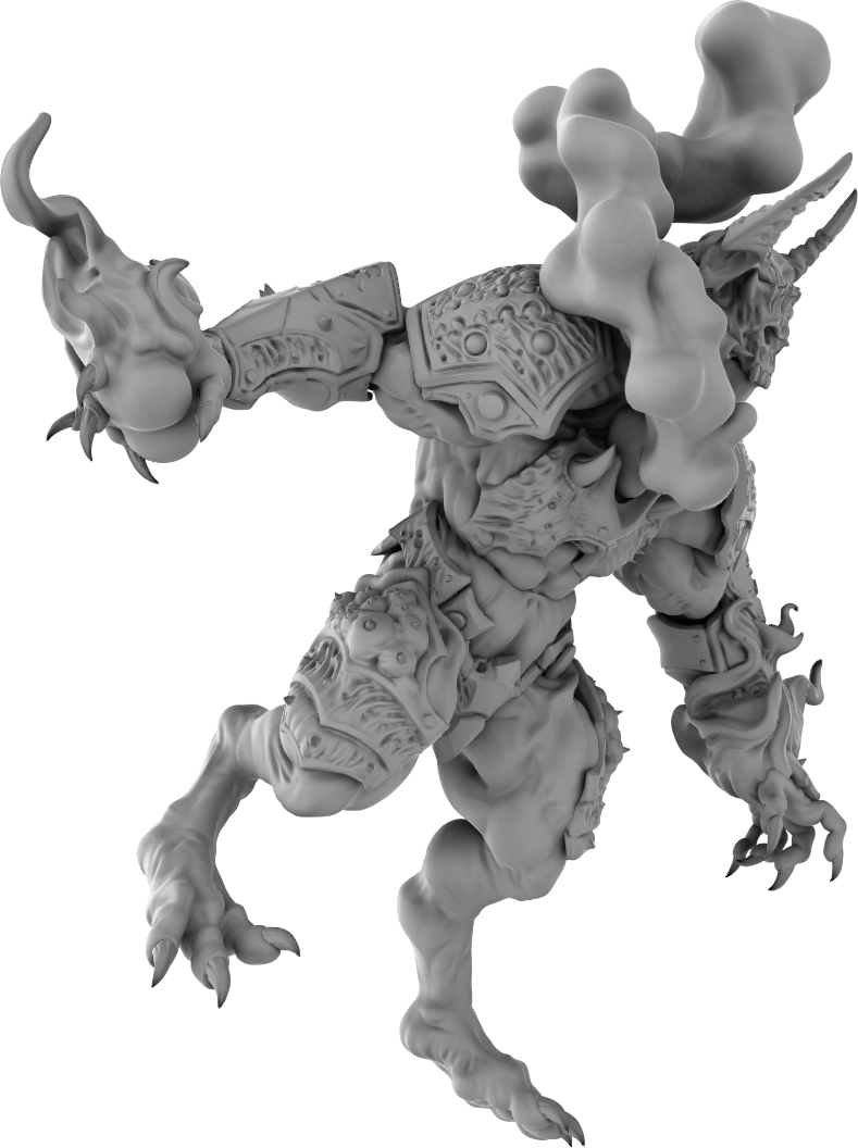Brayan Nafarrate - Demon Undertaker #3 - DnD/TTRPG Figure/Miniature