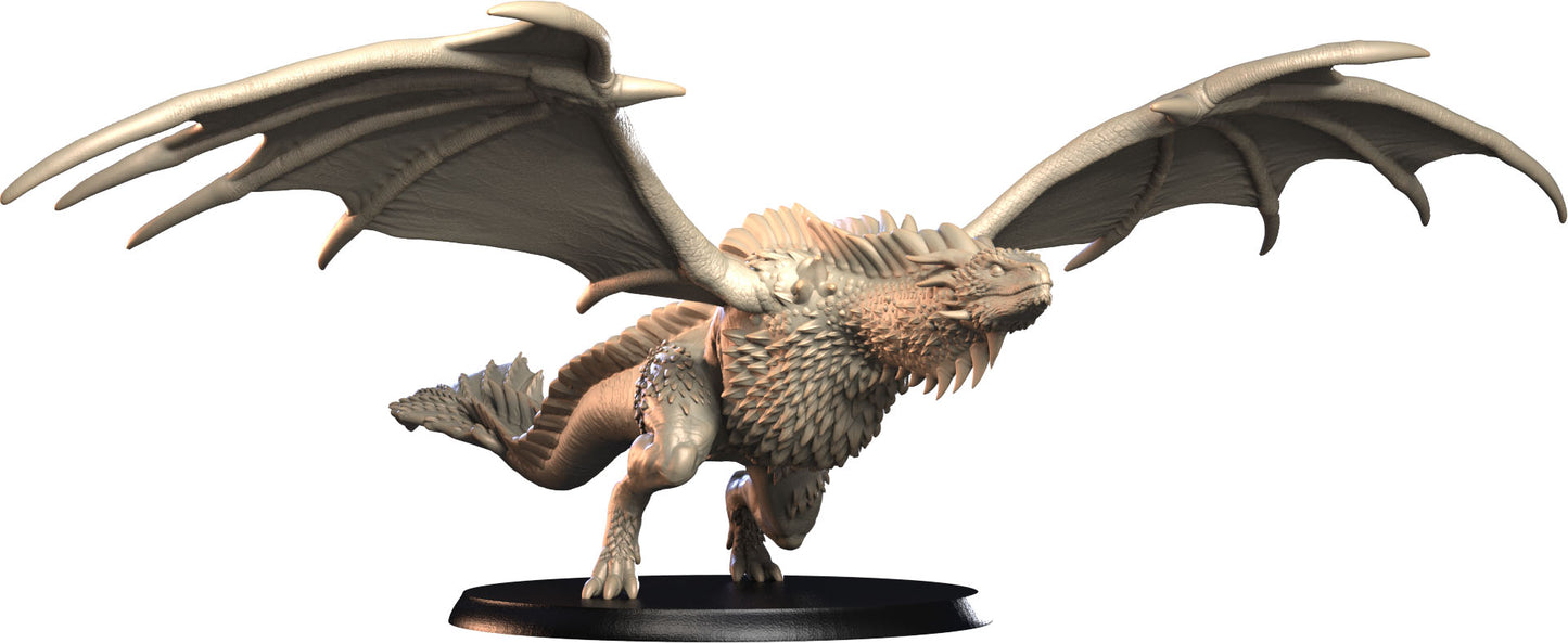 3D IPStudios - Dragons Worlds #2 - Drogoth - DnD/TTRPG Figure/Miniature - Helios3DPrinting